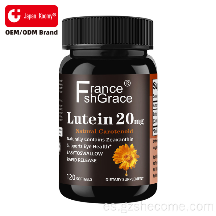 Shecome Lutein Softgels Salud ocular Protección contra la luz azul